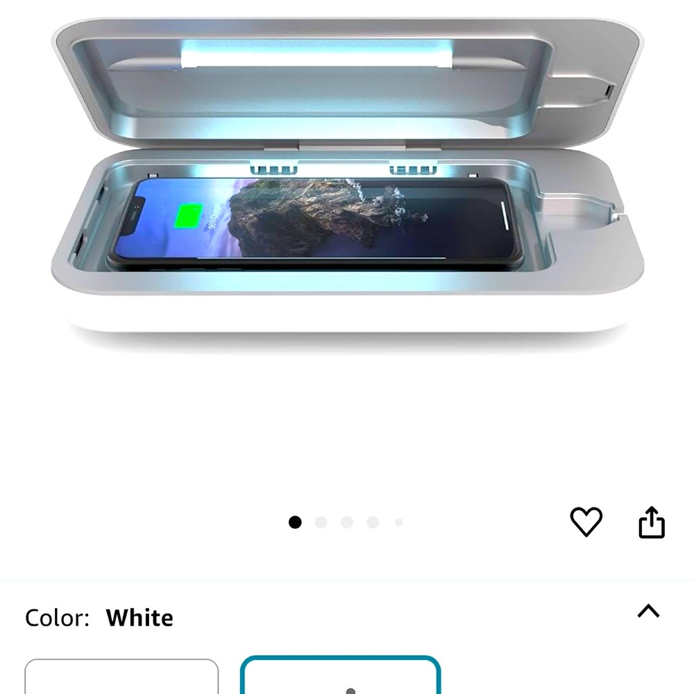 UV phone sanitizing station
